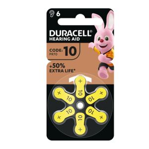 Duracell Batterie Hörgeräte EasyTab 10 PR70 NEU 6St.