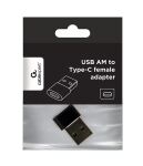 Gembird A-USB2-AMCF-02 Kabeladapter USB A USB C Schwarz