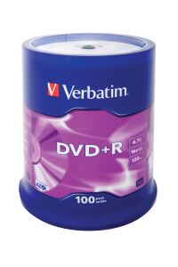 Verbatim DVD+R Matt Silver 4,7 GB 100 Stück(e)