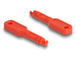 DELOCK RJ45 Port Blocker Set für RJ45 Buchse 10 Stück rot