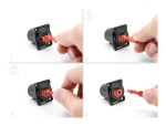 DELOCK RJ45 Port Blocker Set für RJ45 Buchse 10 Stück rot