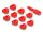DELOCK RJ45 Port Blocker Set für RJ45 Buchse 10 Stück rot