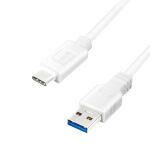 LogiLink CU0177 USB Kabel USB 3.2 Gen 2 (3.1 Gen 2) 3 m USB A USB C 5 Gbit/s Weiß