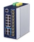 PLANET IP30 Industrial L3 8-Port Managed Gigabit Ethernet...