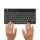R-Go Tools Ergonomische Tastatur R-Go Compact Break, kompakte Tastatur mit Pausensoftware, QWERTY (IT), Bluetooth, Schwarz