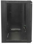 Intellinet 19" Wandverteiler, 15 HE, 770 (H) x 570 (B) x 600 (T) mm, Flatpack, schwarz