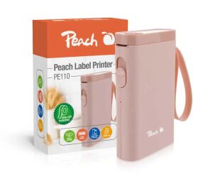 Peach PE110 Etikettendrucker Thermodirekt 203 x 203 DPI 60 mm/sek Kabellos Bluetooth