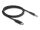 DeLOCK Audio Stereo Kabel USB Type-C Stecker zu Klinkenstecker 3,5 mm 3 Pin 1 m schwarz