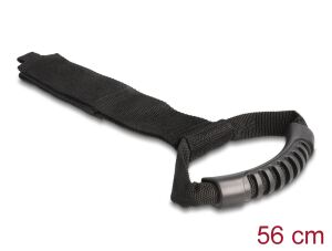 DeLOCK Tragegurt mit Klettverschluss L 560 x B 50 mm schwarz 2 Stück