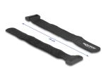 DELOCK Klett-KBI mit Schlaufe L 190 x B 25 mm 5 Stk schwarz