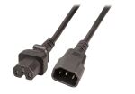 EFB Elektronik EK585.1V2 Stromkabel Schwarz 1 m IEC C14...