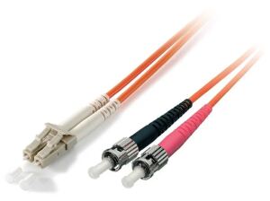 Equip LC/ST-LWL-Patchkabel, OS2, 1.0m