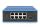 Digitus 8 Port Fast Ethernet Netzwerk PoE Switch, Industrial, Unmanaged, 1 SFP Uplink