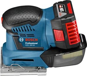 Bosch Professional GSS 18V-10 Akku-Schwingschleifer solo inkl. L-Boxx