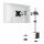 Durable 509423 Flachbildschirm-Tischhalterung 68,6 cm (27") Wand Silber
