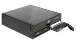 DELOCK Wechselrahmen 1x 5,25" Slim Laufw. + 2x 2.5" SATA HDD