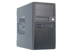 Chieftec CT-04B-OP Computer-Gehäuse Mini Tower Schwarz