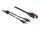 DeLOCK PoweredUSB Kabel Stecker 24 V zu USB Typ-A Stecker + Mini-DIN 3 Pin Stecker 2 m für POS Drucker und Terminals