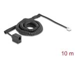 DELOCK Telefonkabel/Spiralkabel RJ11 St. zu RJ11 Bu. 10m