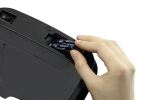 Durable NO TOUCH 6L Rechteckig Edelstahl Silber, Schwarz