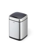 Durable NO TOUCH 6L Rechteckig Edelstahl Silber, Schwarz