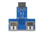 DELOCK USB Adapter Pinheader -> 2x A Bu/Bu nebeneinander