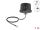 DeLOCK WiFi 7 Antenne RP-SMA Stecker 3,1 - 3,5 dBi omnidirektional mit Anschlusskabel ULA100 1 m Dachmontage outdoor schwarz