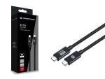 Conceptronic ETTA04B12 USB 4.0 Gen 3 C-C PD 3.1 240W Kabel, 1,2m, 48V 5A, 40Gbps, 8K60Hz, E-Mark