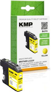 KMP B62YX Druckerpatrone 1 Stück(e) Kompatibel Gelb