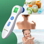 Dr. Senst DET-306 Fernabtastthermometer Blau, Weiß Stirn Tasten