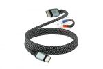Good Connection Magnet. USB 4.0 3x2 USB-C Spiralk. schw. 1m