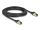 DeLOCK RJ45 Netzwerkkabel Cat.6A Stecker zu Stecker S/FTP schwarz 3 m mit Cat.7 Rohkabel Industrie und Outdoor tauglich