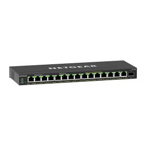 NETGEAR GS316EP Managed Gigabit Ethernet (10/100/1000) Power over Ethernet (PoE) Schwarz