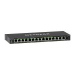 NETGEAR GS316EP Managed Gigabit Ethernet (10/100/1000) Power over Ethernet (PoE) Schwarz