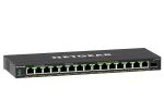NETGEAR GS316EP Managed Gigabit Ethernet (10/100/1000) Power over Ethernet (PoE) Schwarz
