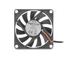 DELOCK Axiallüfter 12 V DC, 70 x 70 x 10 mm schwarz