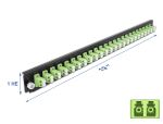 DELOCK 19 LWL Spleißbox 24 Port LC Duplex...
