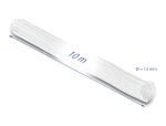 DELOCK Geflechtschlauch selbstschließend 10 m x 13mm weiß