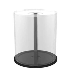 MediaRange Zubehör CD-/DVD-Rohlinge Spindelgehäuse 100 Disks Schwarz, Transparent