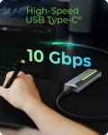 ICY BOX M.2 SATA/NVMe SSD Gehäuse mit USB 3.2 Gen 2 Type-C und RGB-Beleuchtung