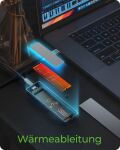 ICY BOX M.2 SATA/NVMe SSD Gehäuse mit USB 3.2 Gen 2 Type-C und RGB-Beleuchtung