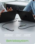 ICY BOX M.2 SATA/NVMe SSD Gehäuse mit USB 3.2 Gen 2 Type-C und RGB-Beleuchtung