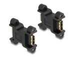 DELOCK Adapter HDMI Buchse zu Buchse mit Schraubanschluss