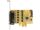 DELOCK PCI Express x1 Karte zu 4 x Seriell mit Spannungsver.