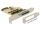 DELOCK PCI Express x1 Karte zu 4 x Seriell mit Spannungsver.