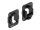 DELOCK Keystone Halterung 1 Port D-Type (XLR) sw Metall