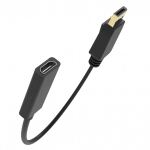 Inca IDTH-07 Videokabel-Adapter 0,2 m DisplayPort HDMI Typ A (Standard) Schwarz
