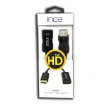 Inca IDTH-07 Videokabel-Adapter 0,2 m DisplayPort HDMI Typ A (Standard) Schwarz