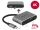 DELOCK Adapter USB-C > HDMIVGAUSB3.0PD 0.12m grau