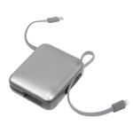 LAUT K083 10000 mAh Kabelloses Aufladen Silber